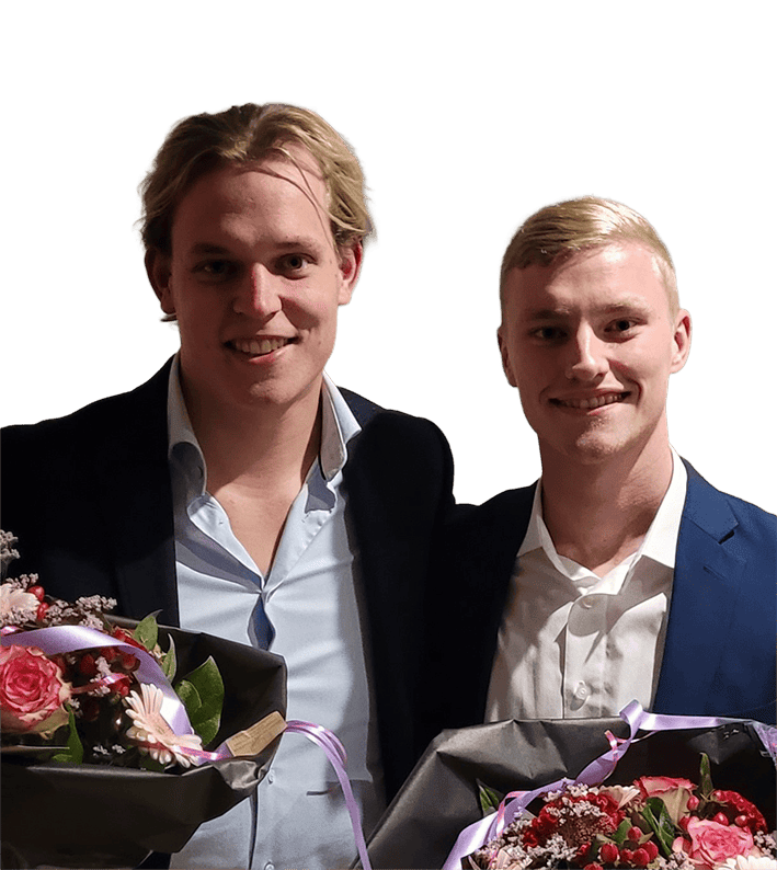 Laurens Hof en Thijs Vonkeman
