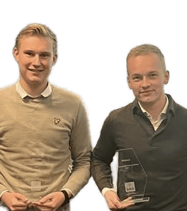 Jelle Meines en Daan Koppelman